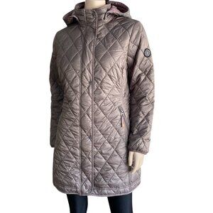 JUNGE Denmark Lightweight Packable Coat Taupe SZ 10